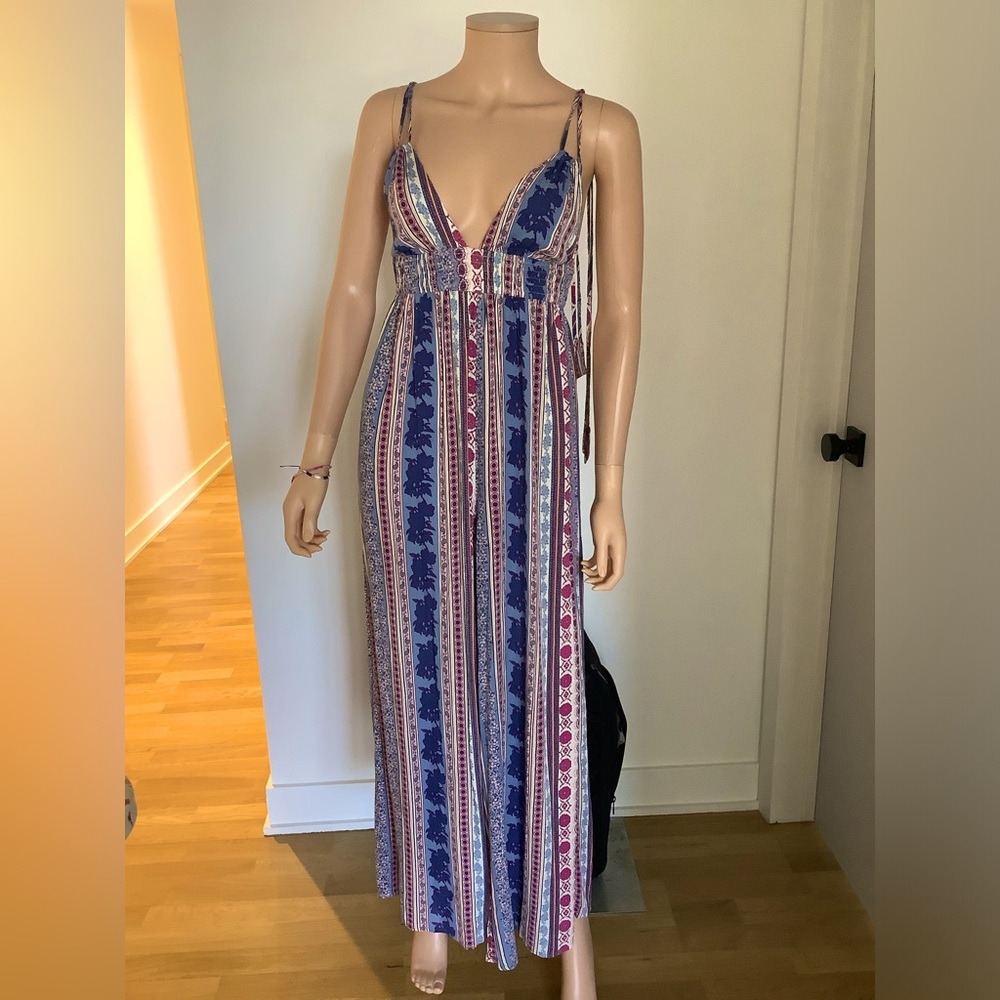 comfortable and sexy jumpsuit En cream